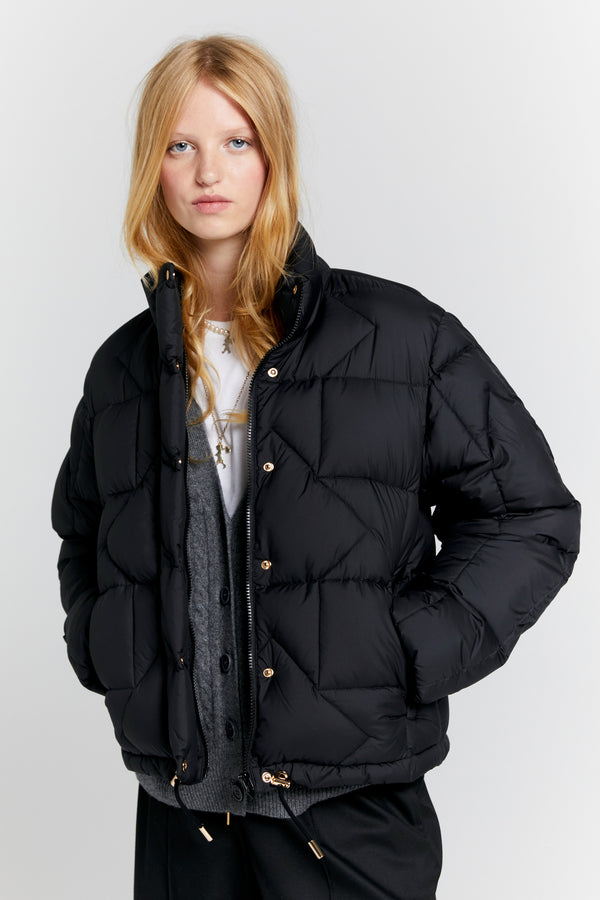 Karen Walker Quest Monogram Down Puffer Black