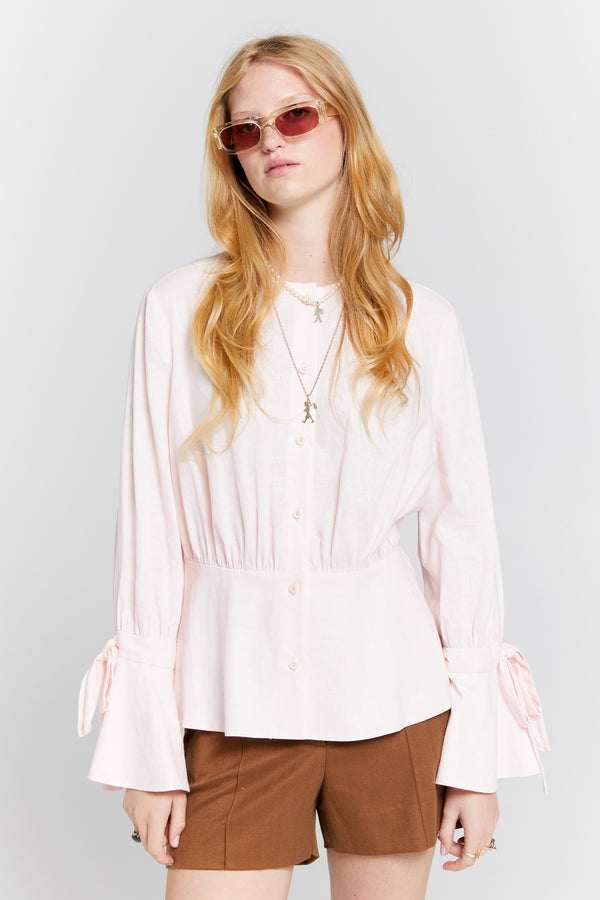 Karen Walker Quest Shirt Petal Pink