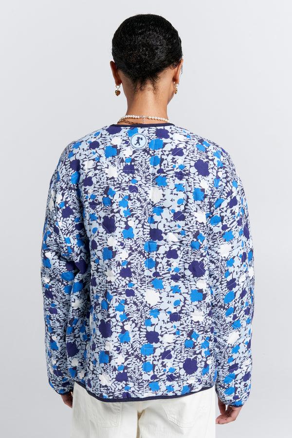 Karen Walker Quilted Drift Jacket Blue Multi