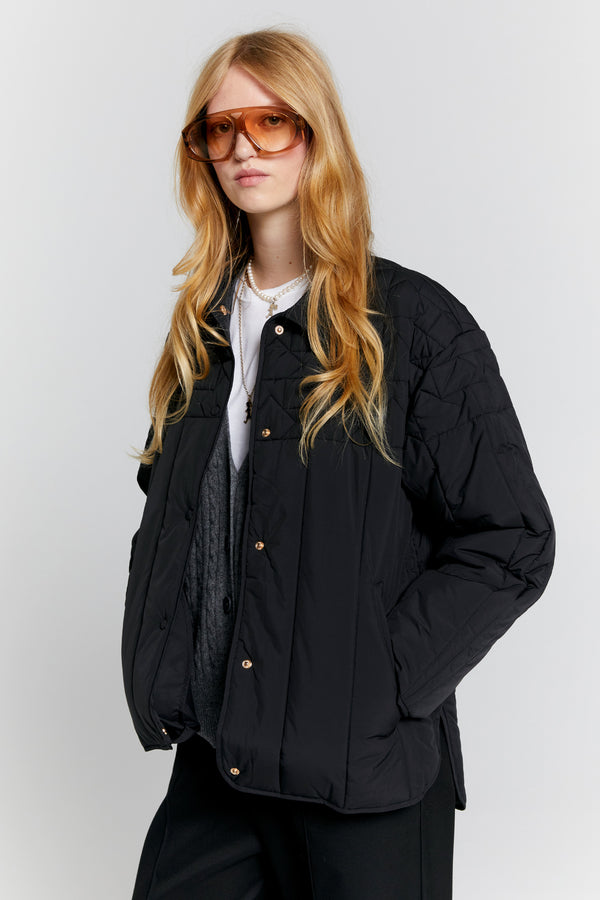 karen walker Quilted Voyager Jacket Black