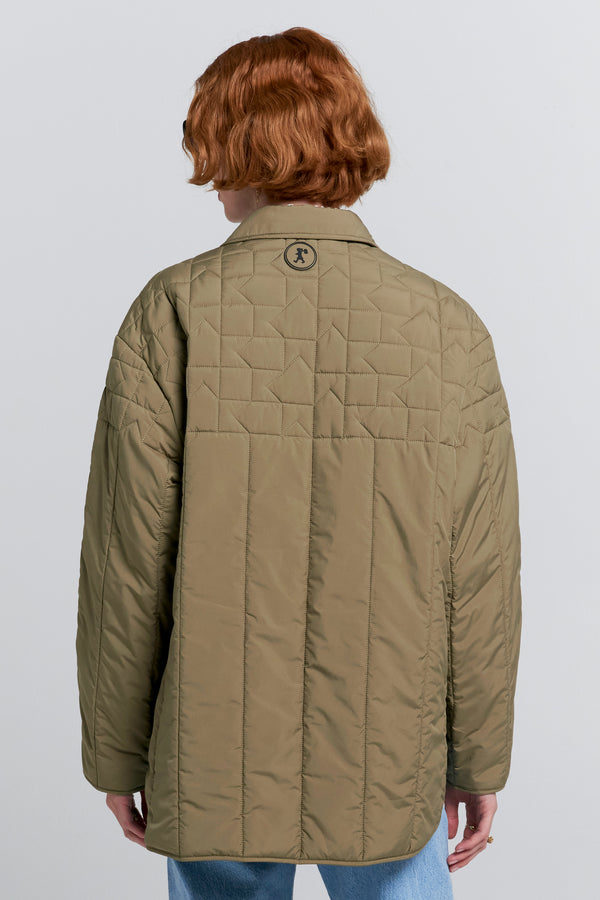 Karen Walker Quilted Voyager Jacket Herb Green