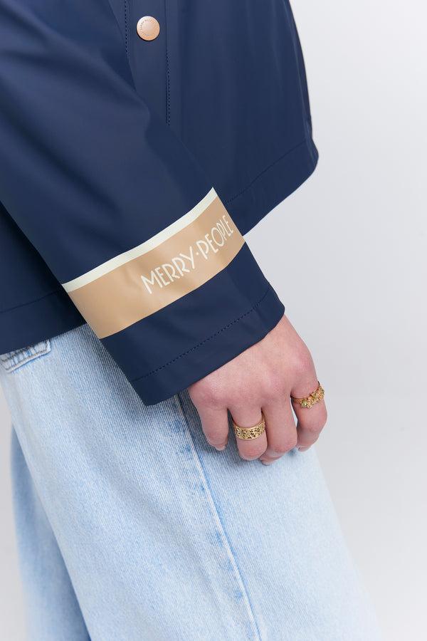 Karen Walker Rain Jacket French Navy/Tan