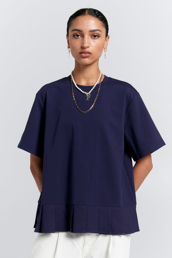 Karen Walker Rally Top Navy/Navy