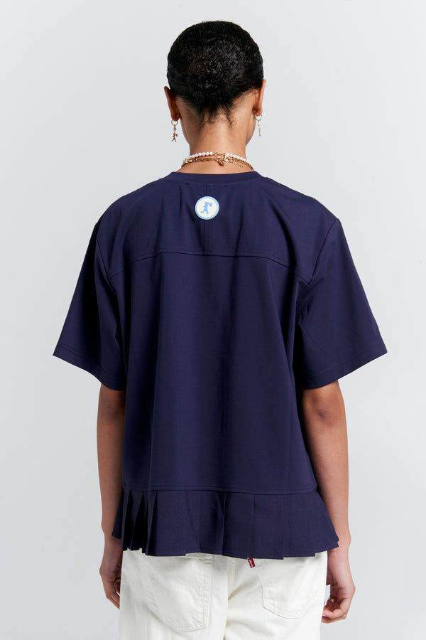 Karen Walker Rally Top Navy/Navy