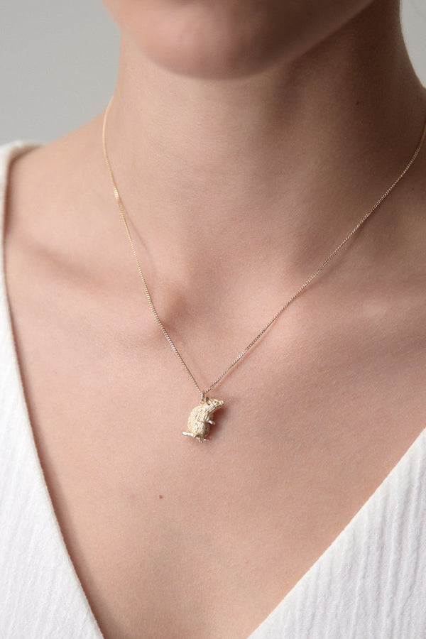 Karen Walker Rat Necklace Silver