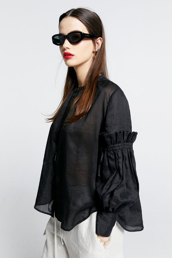 Karen Walker Realm Shirt Black