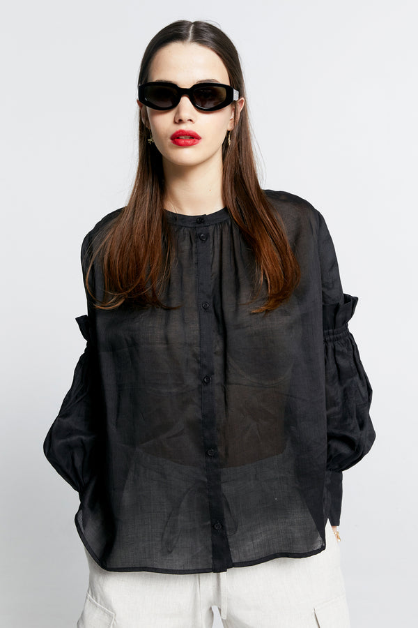karen walker Realm Shirt Black