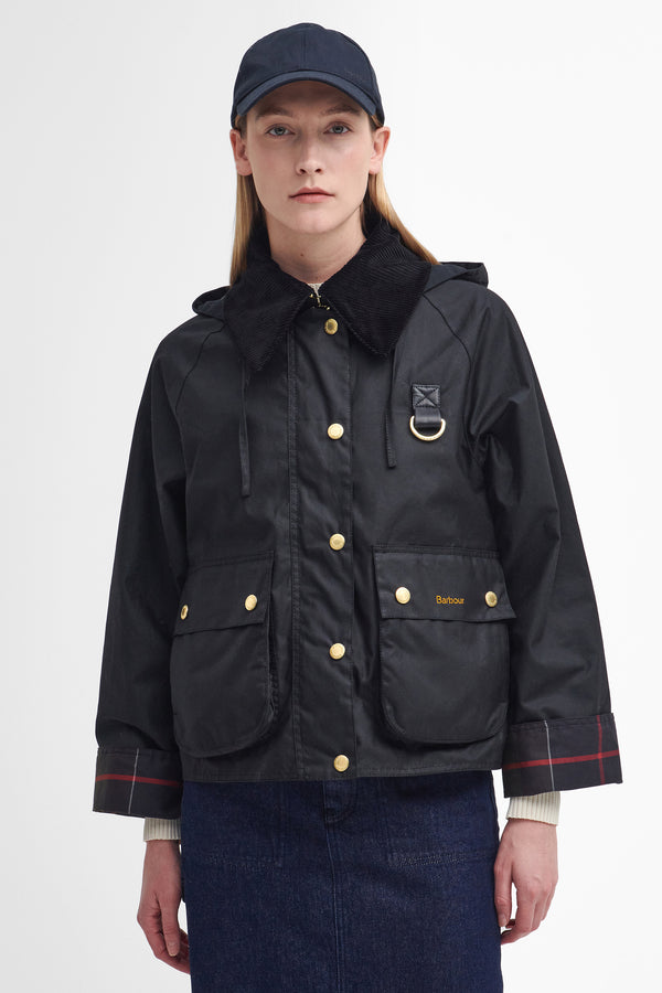 Karen Walker Reighton Wax Jacket Black/Classic