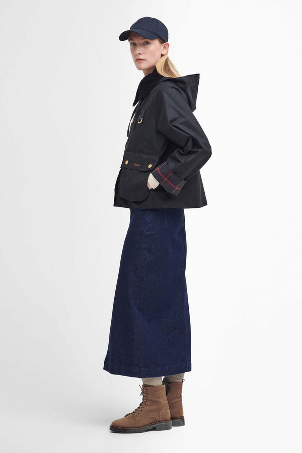 Karen Walker Reighton Wax Jacket Black/Classic