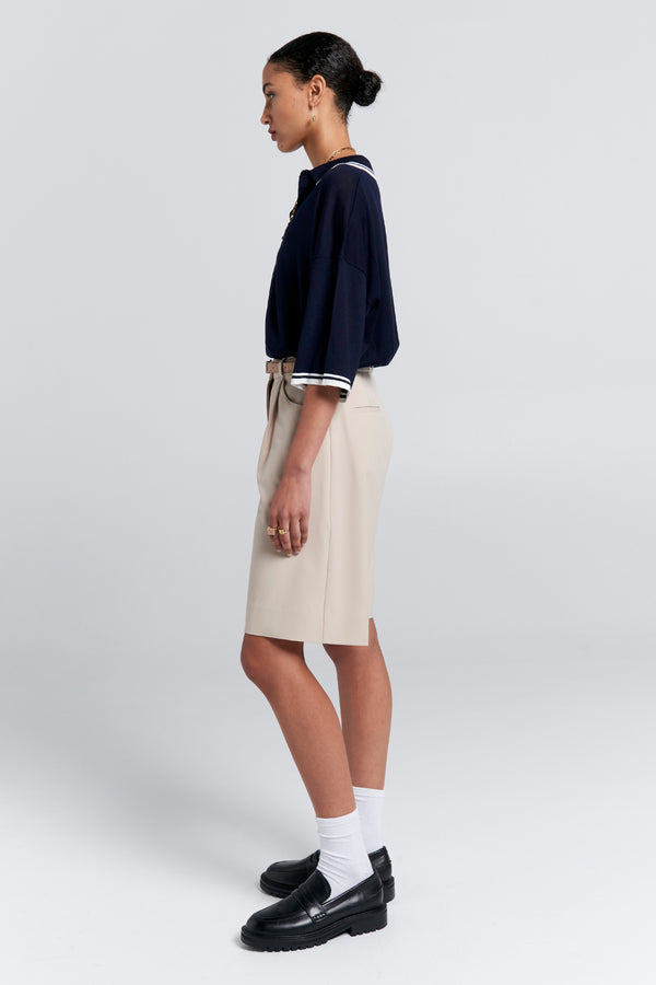Karen Walker Relax Knit Polo Navy