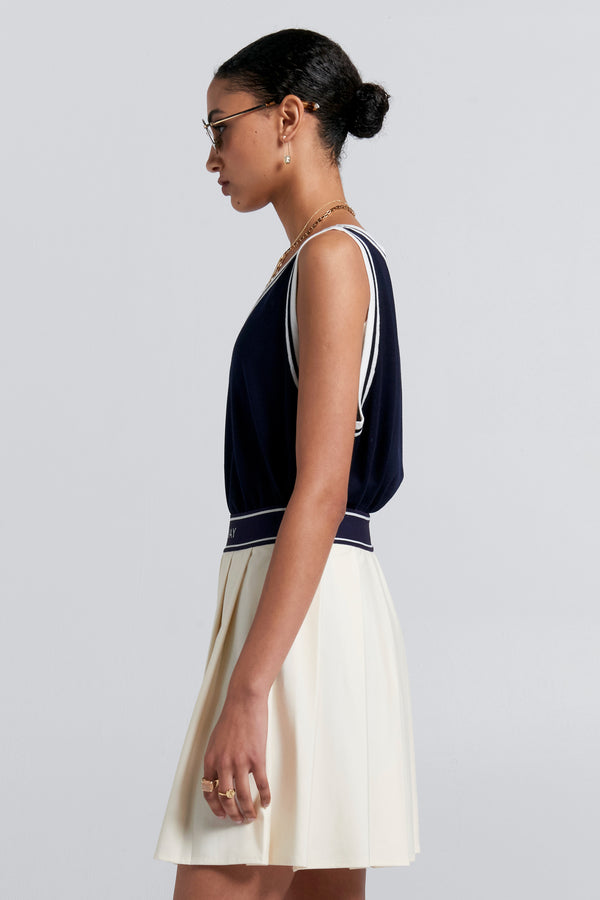 Karen Walker Relax Knit Tank Navy