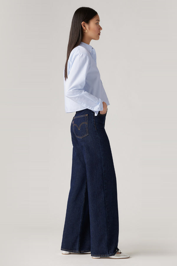 Karen Walker Ribcage Wide-Leg Jeans Shaded View