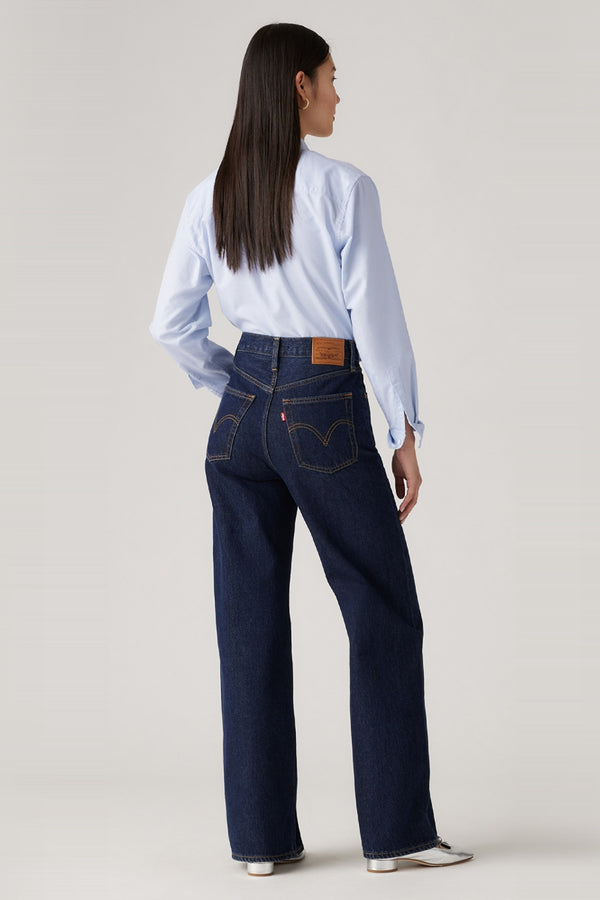 Karen Walker Ribcage Wide-Leg Jeans Shaded View
