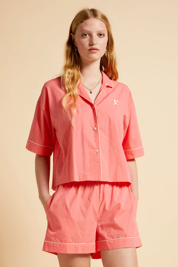 Karen Walker Runaway Girl Boxer Set Pink