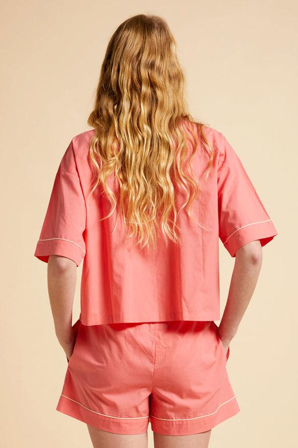 Karen Walker Runaway Girl Boxer Set Pink