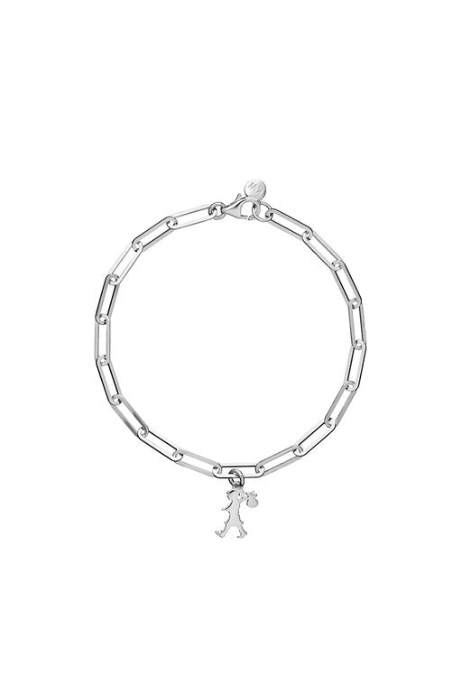 Karen Walker Runaway Girl Charm Bracelet Silver