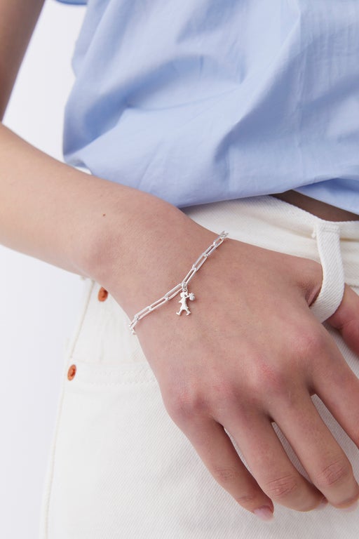 Karen Walker Runaway Girl Charm Bracelet Silver
