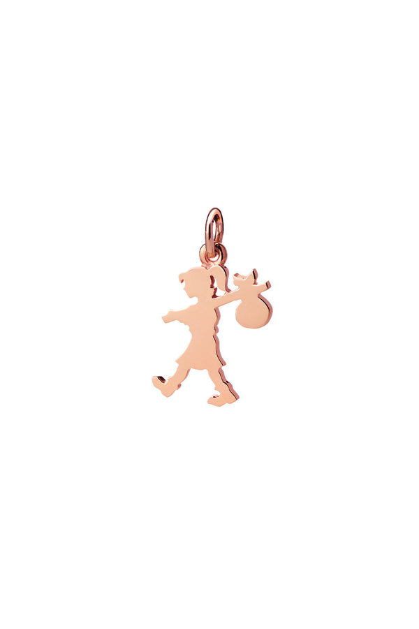 karen walker Runaway Girl Charm Rose Gold