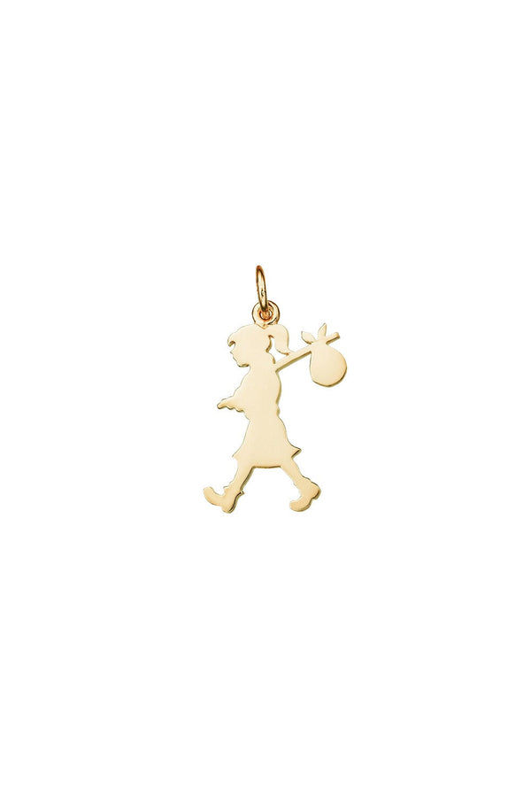 karen walker Runaway Girl Large Charm Gold