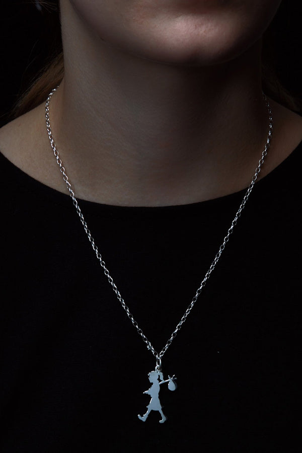 Karen Walker Runaway Girl Large Pendant Silver
