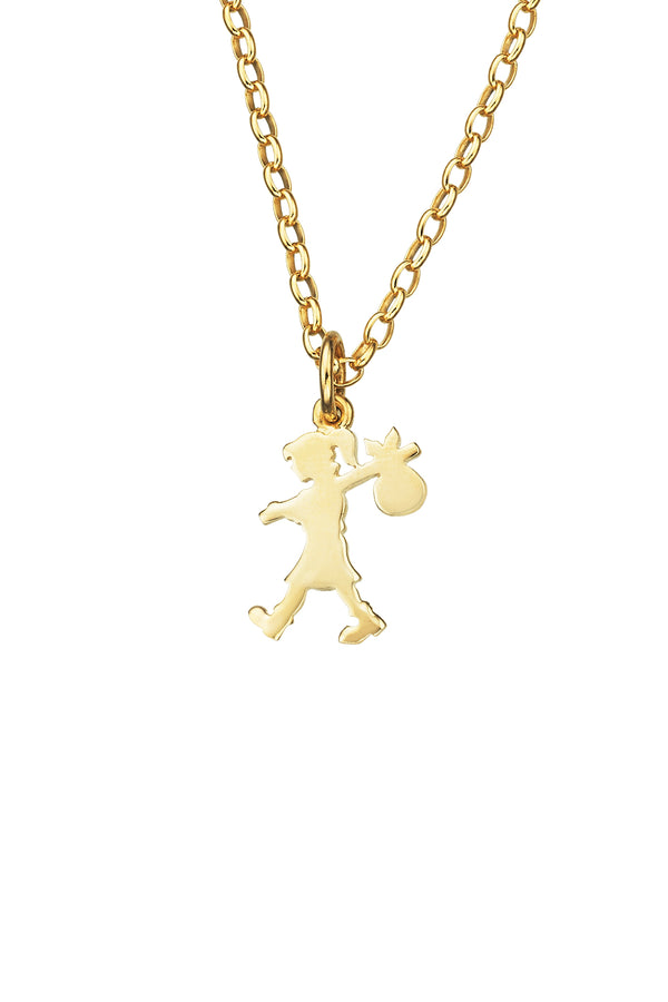 Karen Walker Runaway Girl Necklace Gold-Plated