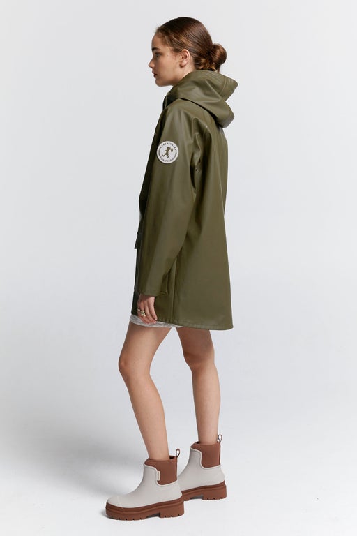 Karen Walker Runaway Raincoat Dark Olive