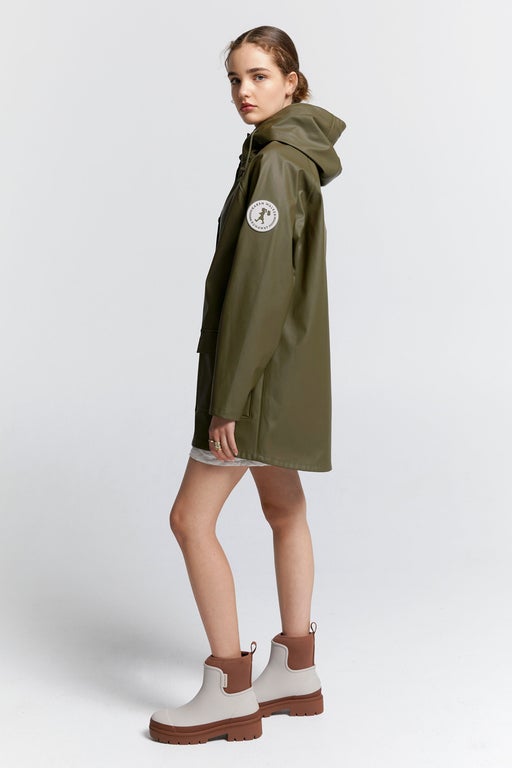 Karen Walker Runaway Raincoat Dark Olive