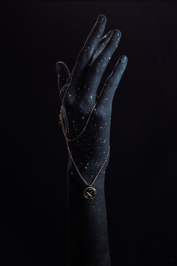 Karen Walker Sagittarius Necklace Gold