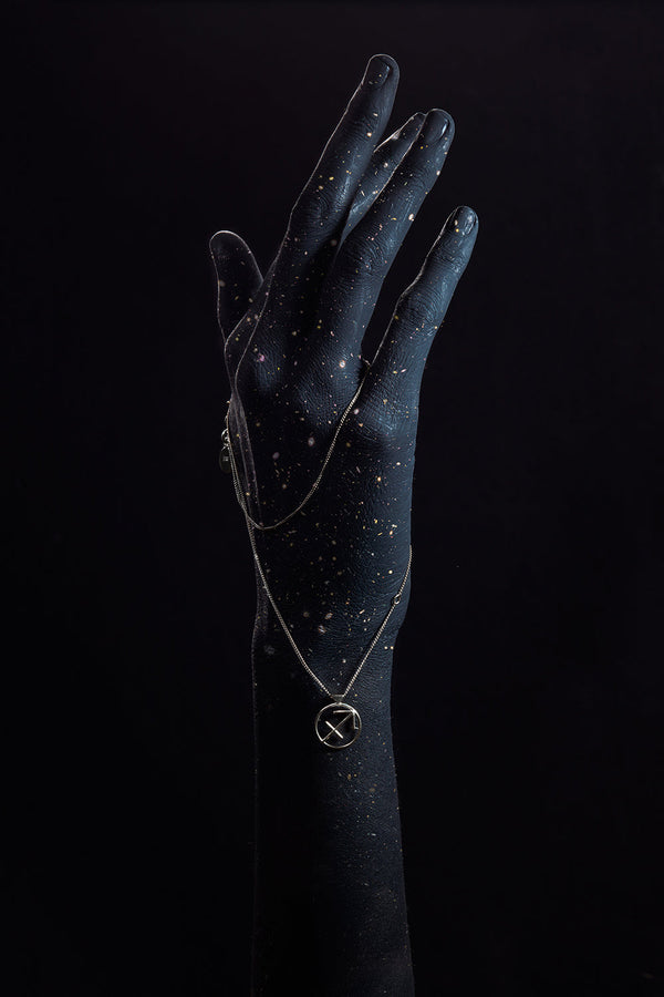 Karen Walker Sagittarius Necklace Silver