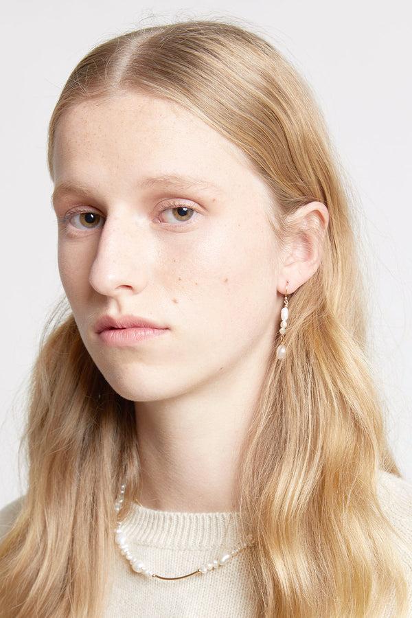 Karen Walker Scattered Pearl Necklace