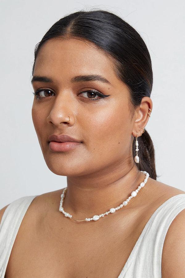 Karen Walker Scattered Pearl Necklace