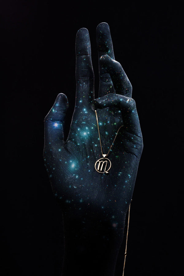 Karen Walker Scorpio Necklace Gold