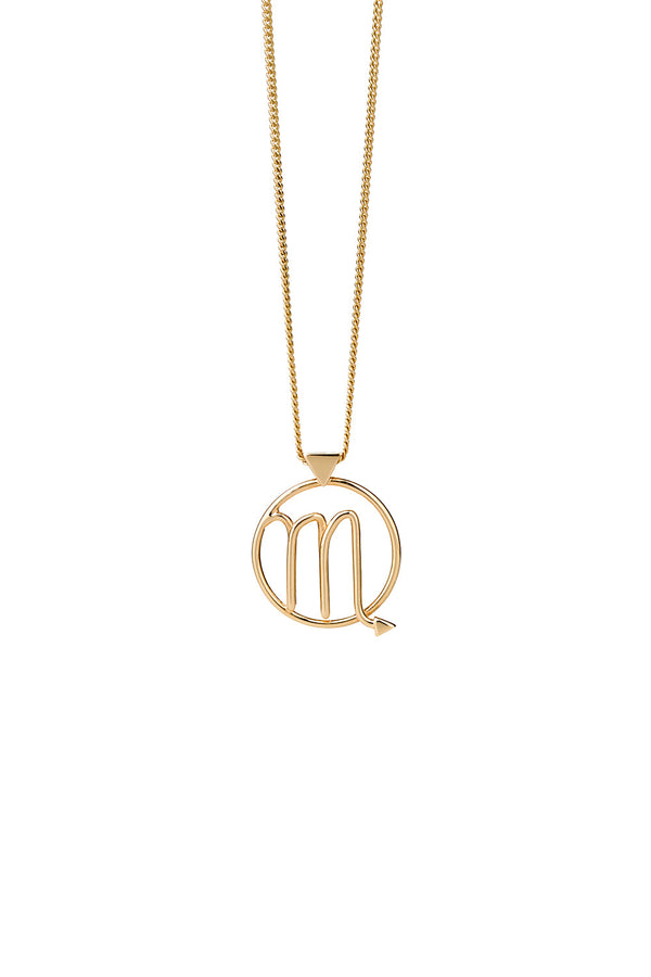 karen walker Scorpio Necklace Gold