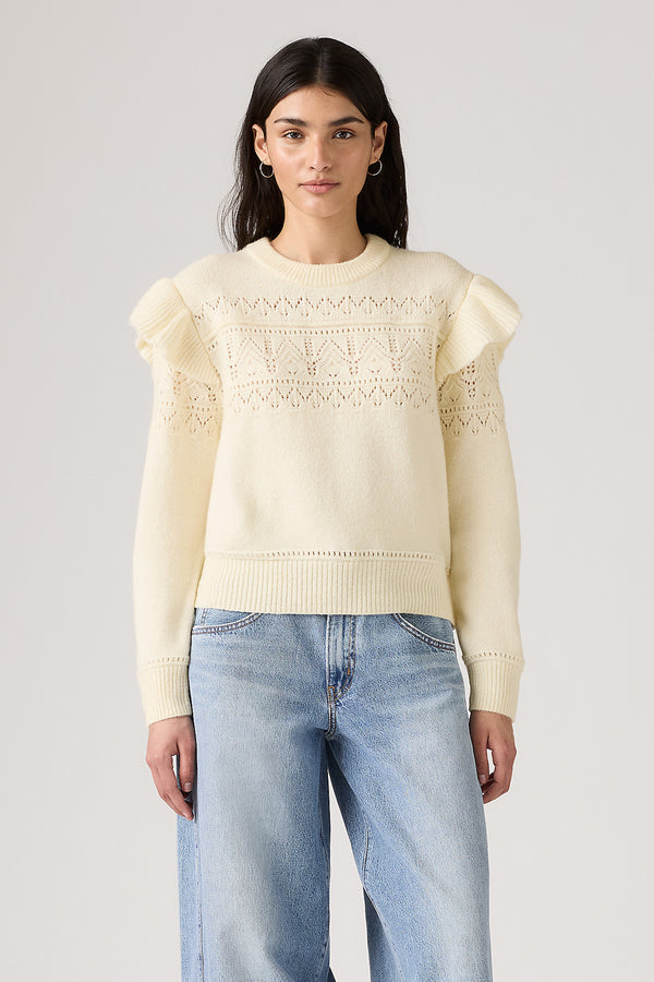 karen walker Shane Flutter Sleeve Pull-Over Tofu