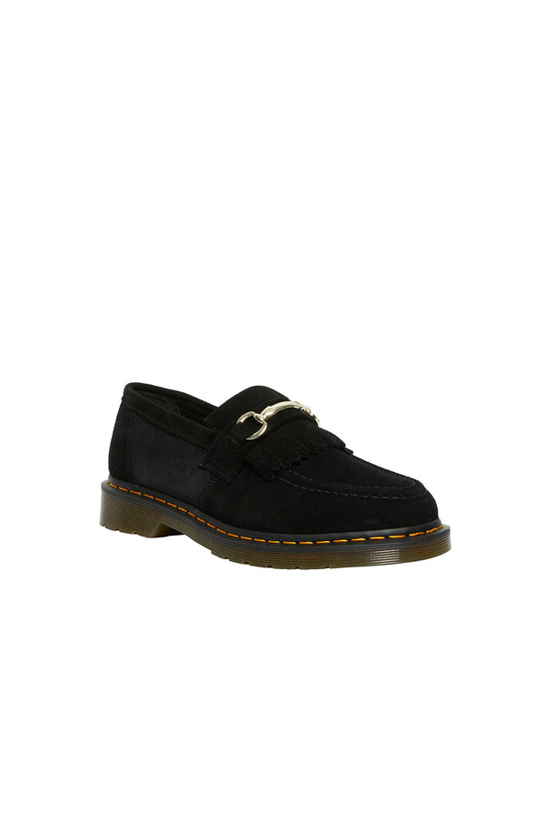 Karen Walker Snaffle Suede Loafer Black