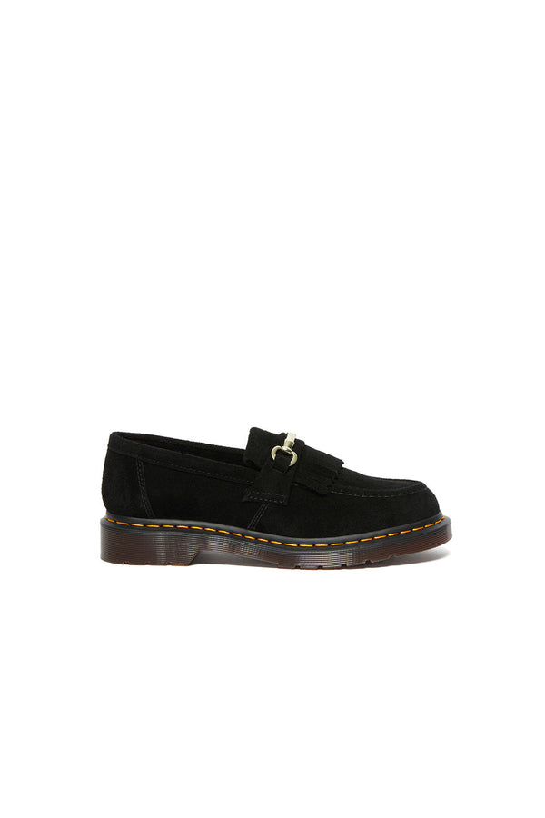 Karen Walker Snaffle Suede Loafer Black