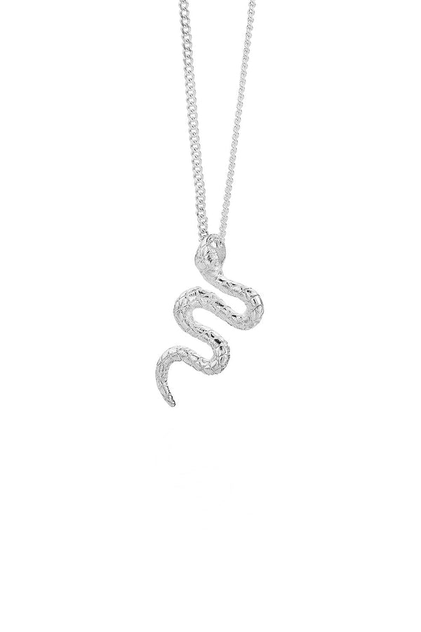 karen walker Snake Necklace Silver