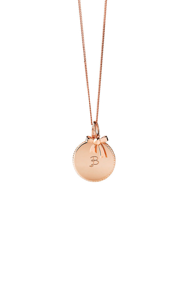 Karen Walker Society Necklace Rose Gold