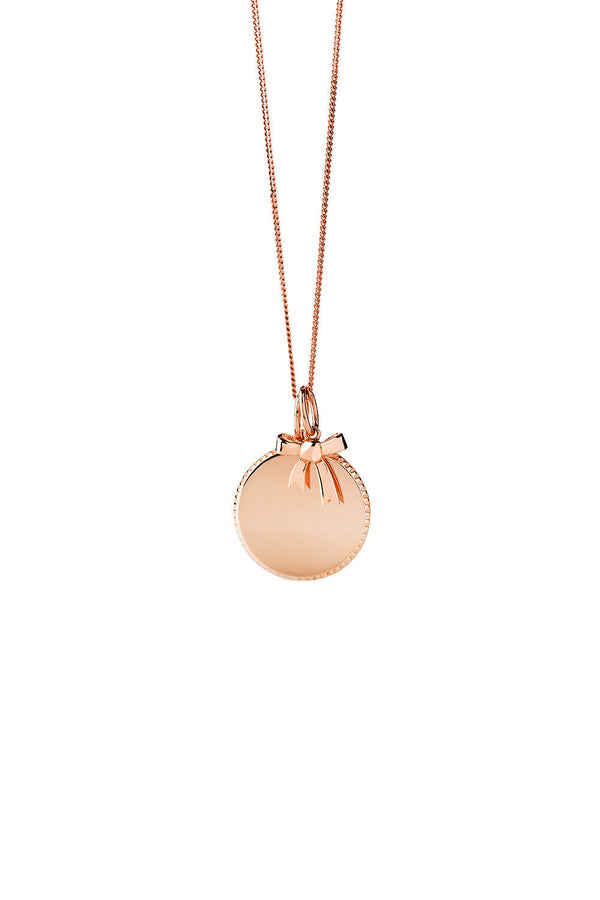 Karen Walker Society Necklace Rose Gold