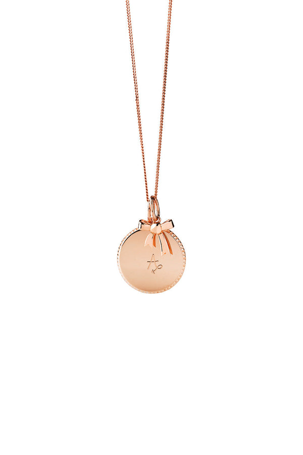 karen walker Society Necklace Rose Gold