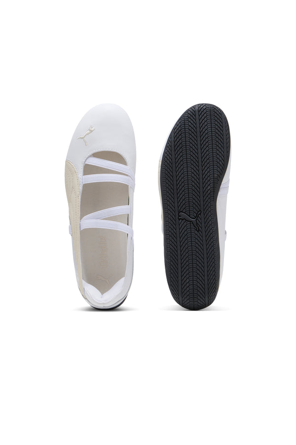 Karen Walker Speedcat Ballet LTH White/Alpine Snow