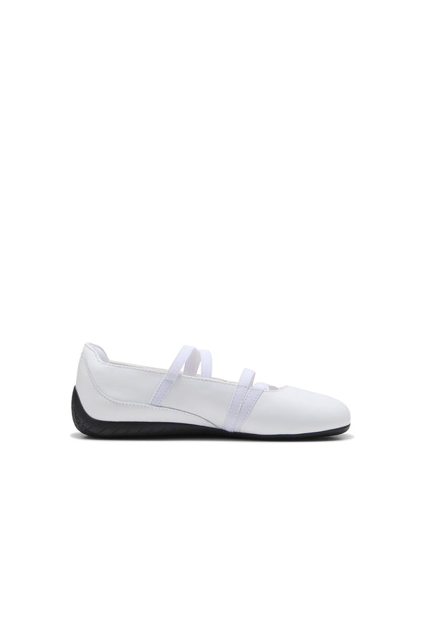Karen Walker Speedcat Ballet LTH White/Alpine Snow