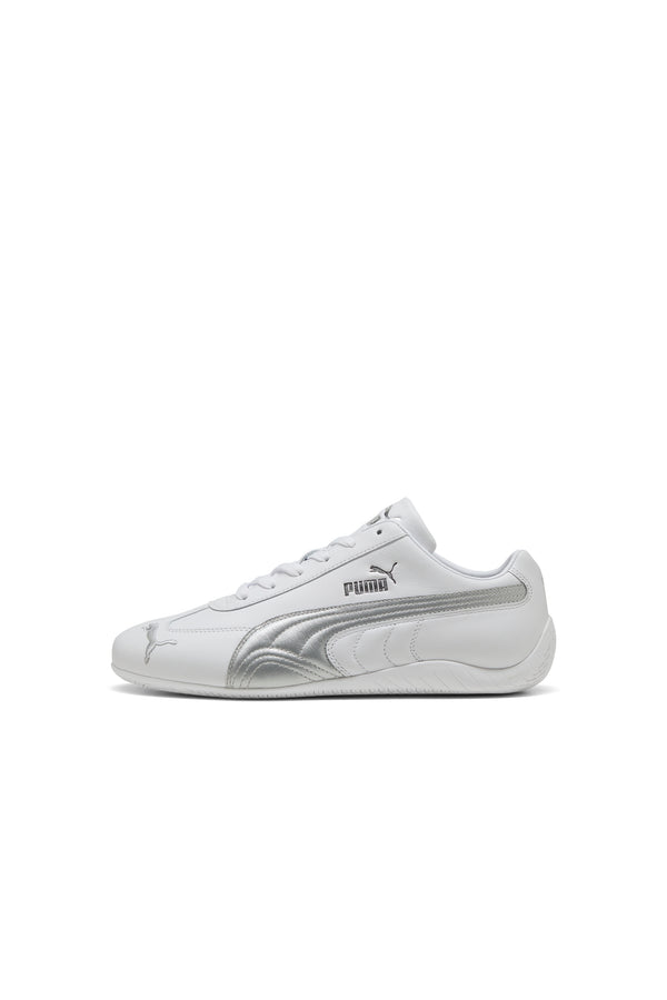 Karen Walker Speedcat Leather White/Silver