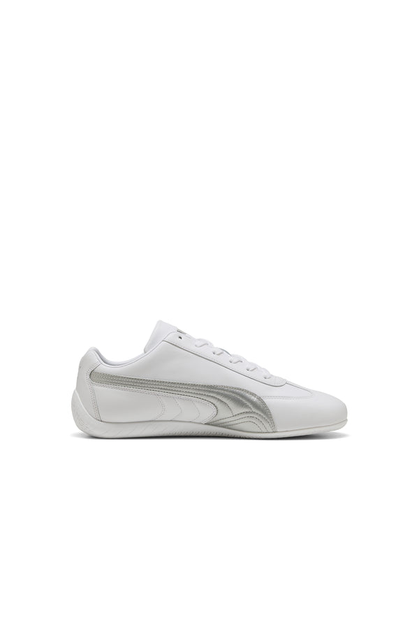 karen walker Speedcat Leather White/Silver