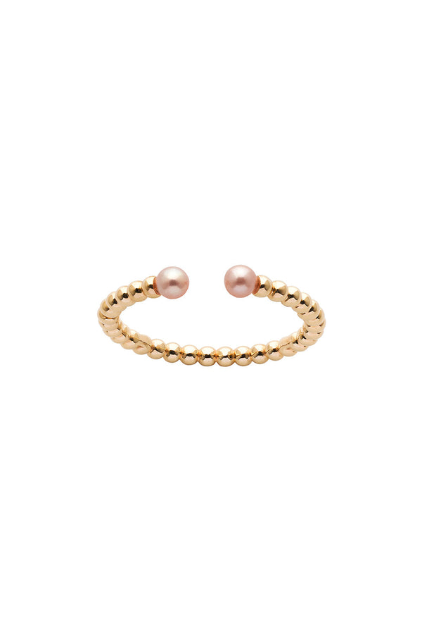 karen walker Split Wisdom Pearl Ring Gold