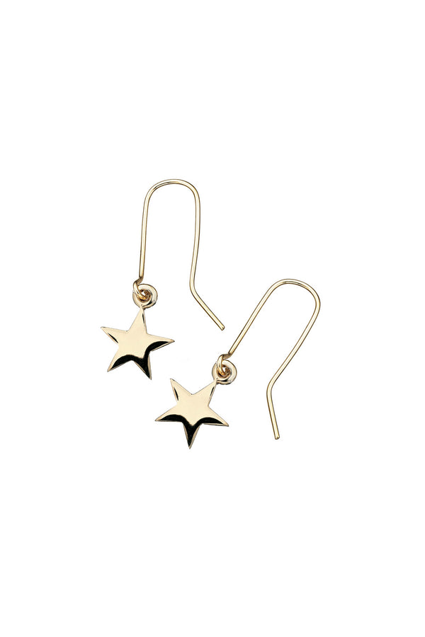 Karen Walker Star Earrings Gold-Plated
