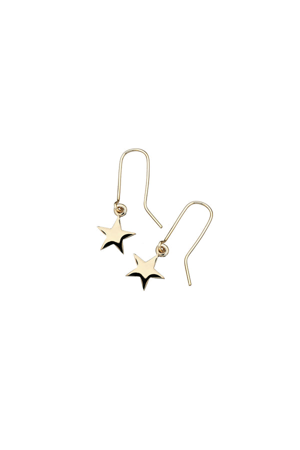 karen walker Star Earrings Gold