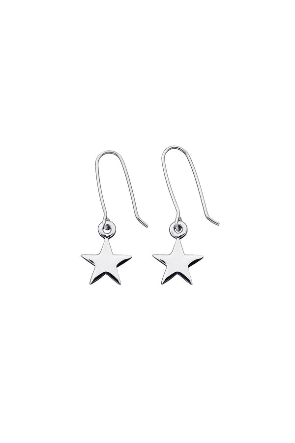 Karen Walker Star Earrings Silver
