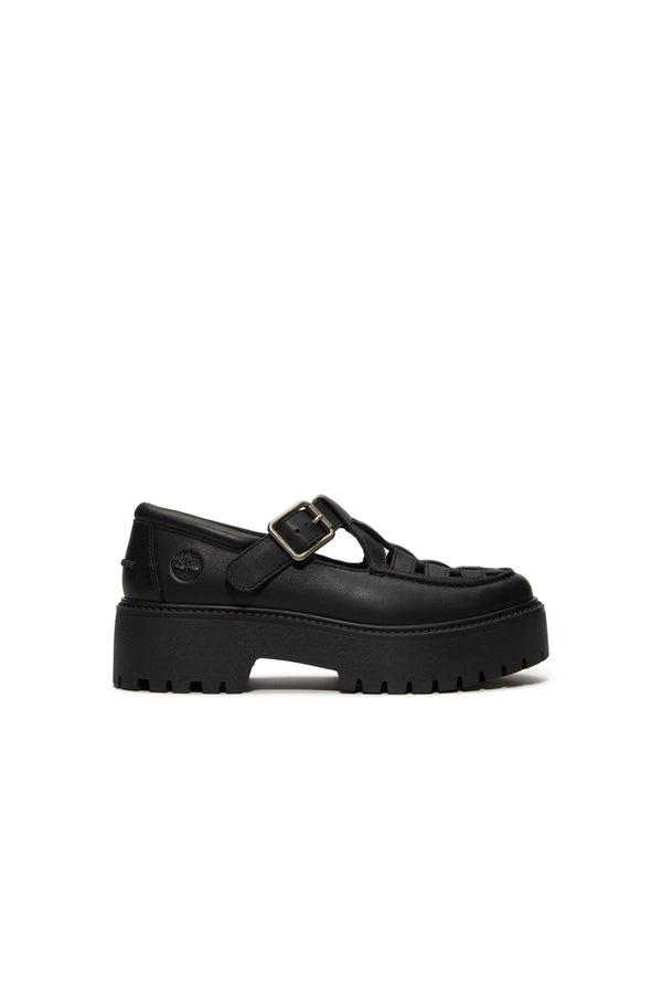 karen walker Stone Street Buckle Shoe Black