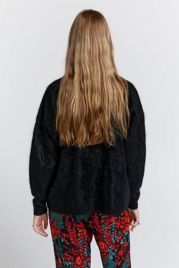 Karen Walker Suki Cashmere Cardigan Black